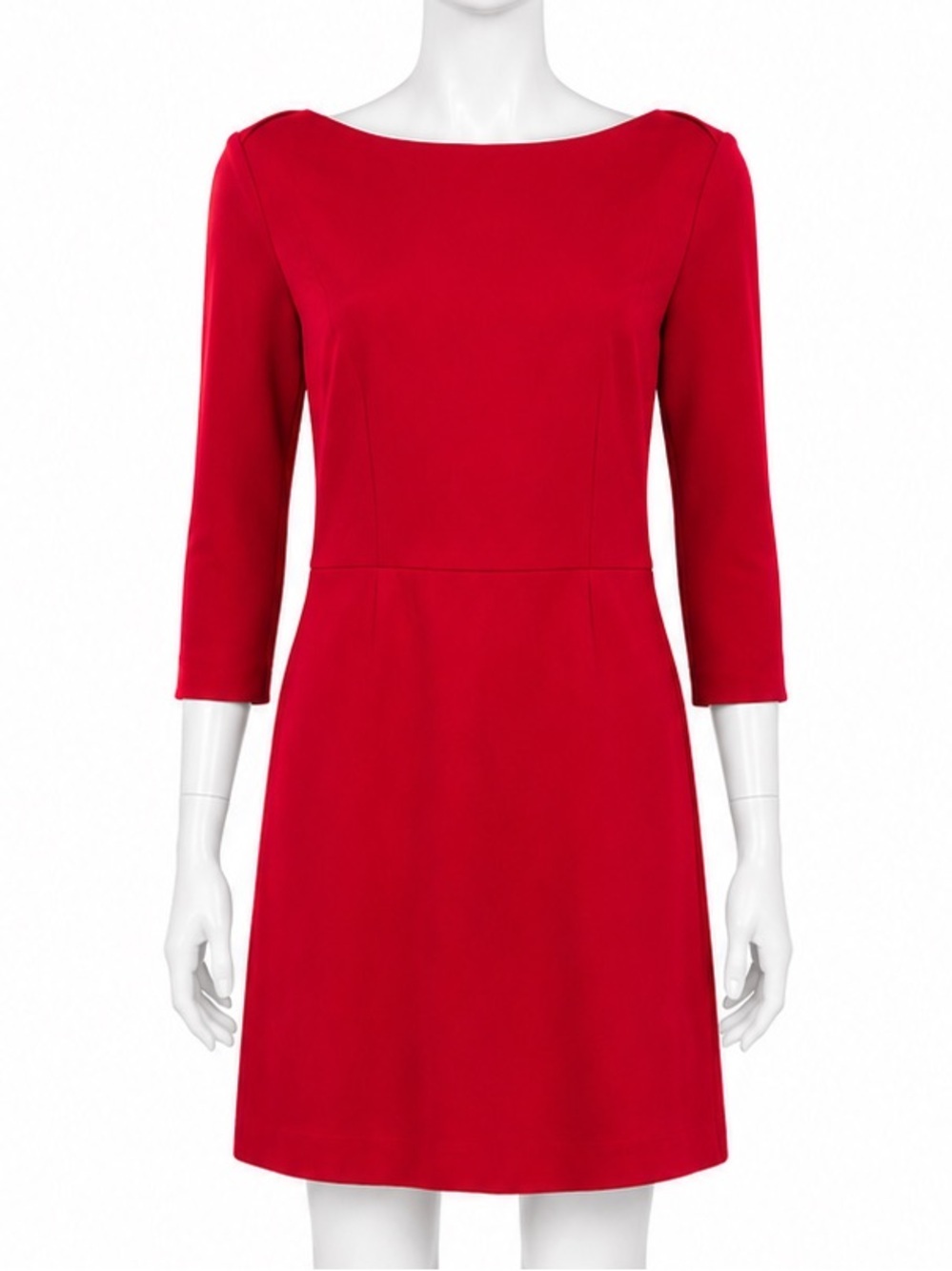 The Limited Red Long-Sleeve A-Line Dress size 4